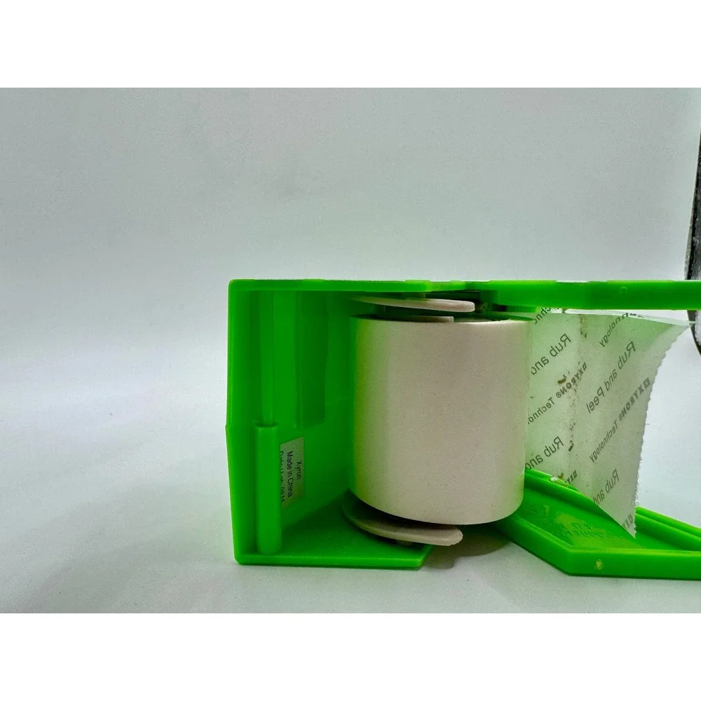 Xyron 150 X Sticker Maker Machine Lime Green Polka Dot Permanent Adhesive 1.5in